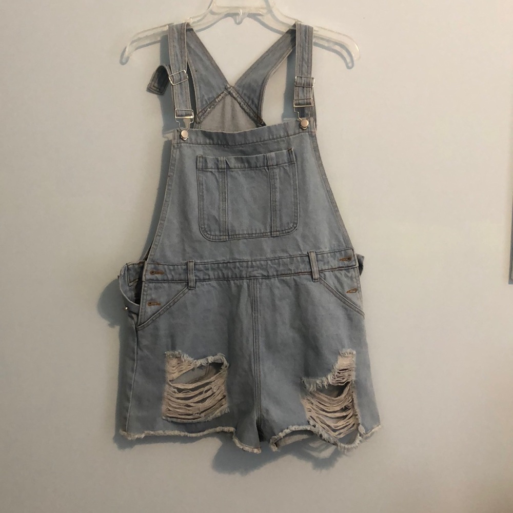 Fringe Boutique Light wash Overalls